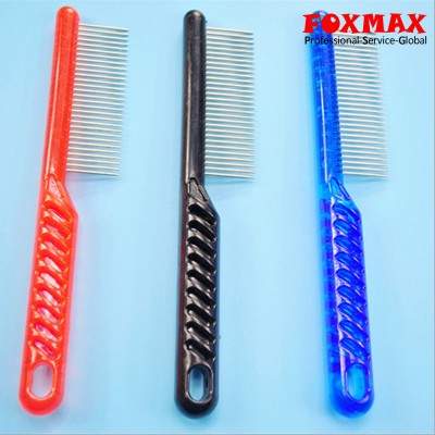 Stainless Steel Massage Grooming Comb Brush for Pet Dog (FM-PS133)