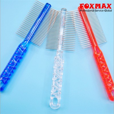 Stainless Steel Massage Grooming Comb Brush for Pet Dog (FM-PS129)