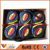 New Salable 3m 5m 7.5m 8m 10m Popular Beautiful 16FT Rubber Covered Steel Tape Measuring, Tape Measure H606D